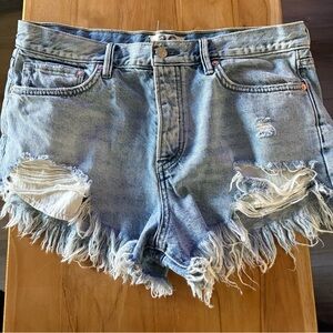 Free People Denim Shorts